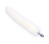 Fluffy Fox Tail Butt Plug - Small Bullet Design, 3 Colors Available